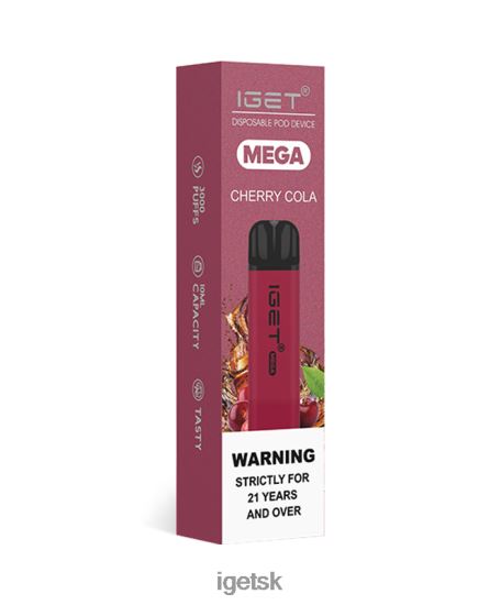 IGET Vape Shop - mega LR6L68127 čerešňová cola