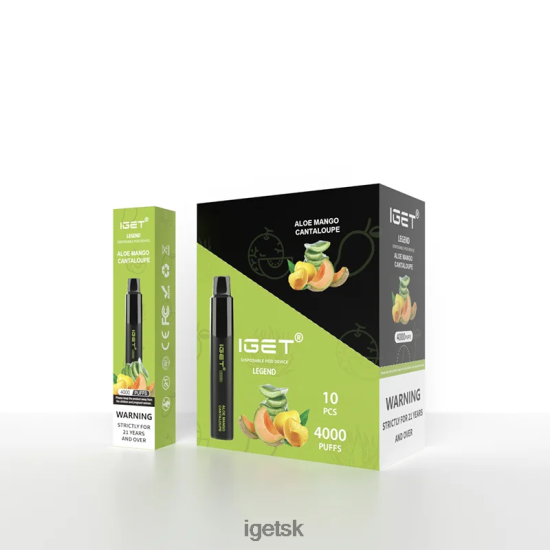 IGET Shop - legend 4000 potiahnutí LR6L68346 aloe mango melón