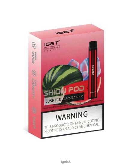 IGET Vape Sale - 3 x shion LR6L6817 svieži ľad